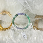 Load image into Gallery viewer, Grade A Natural Jade Bangle with certificate #385

