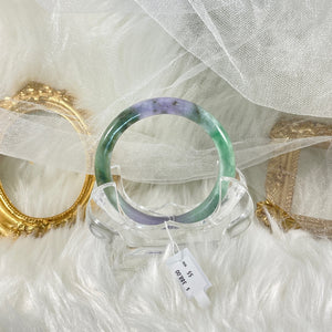 Grade A Natural Jade Bangle with certificate #385