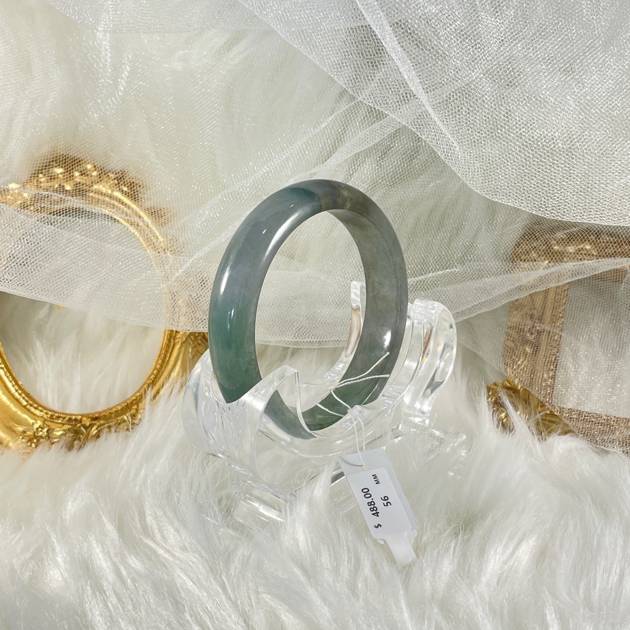 Grade A Natural Jade Bangle without certificate #387