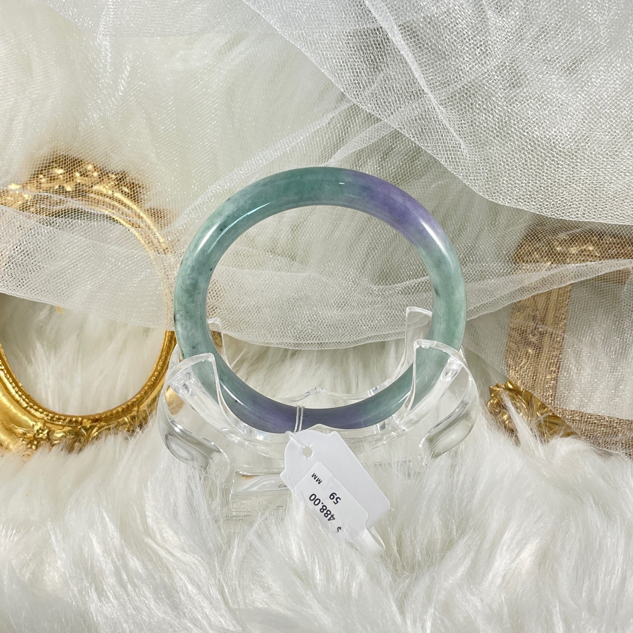 Grade A Natural Jade Bangle without certificate #380