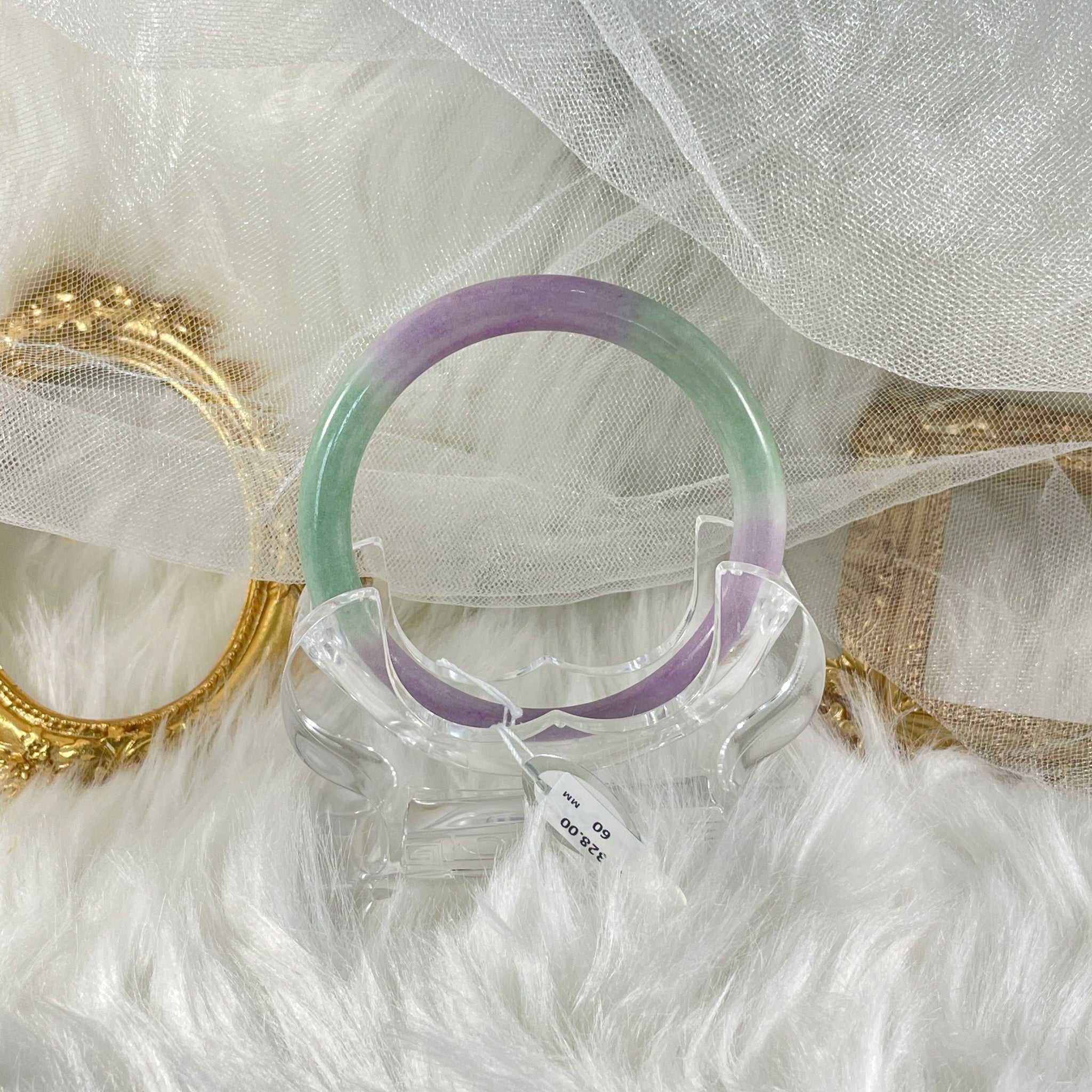 Grade A Natural Jade Bangle without certificate #375