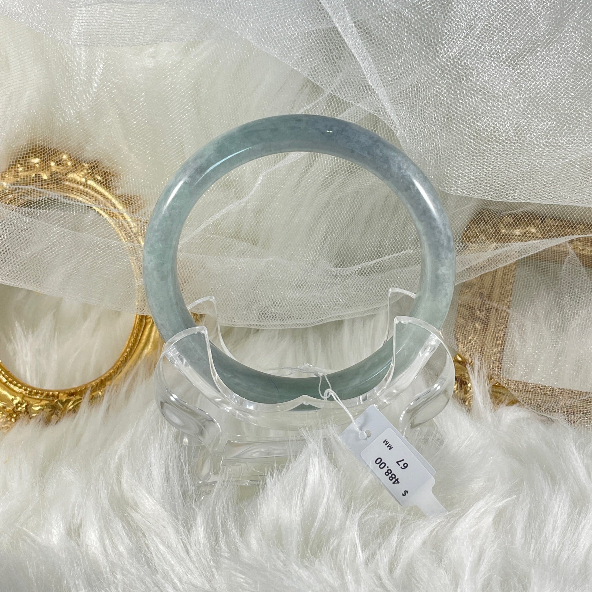 Grade A Natural Jade Bangle without certificate #368