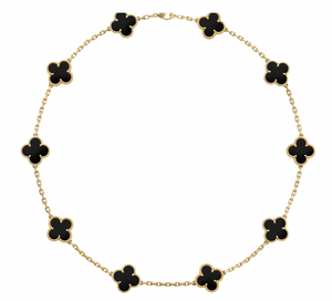 18k  10 Clover Necklace