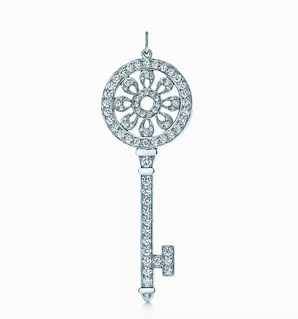 Tiffany Petals Key Pendant