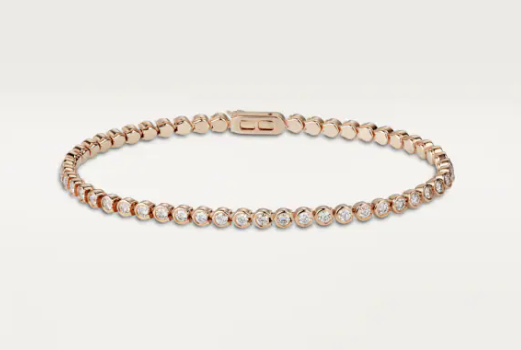 "C de Cartier" Inspired Tennis Bracelet