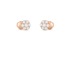 RG Flower Diamond Earrings 1.50cts