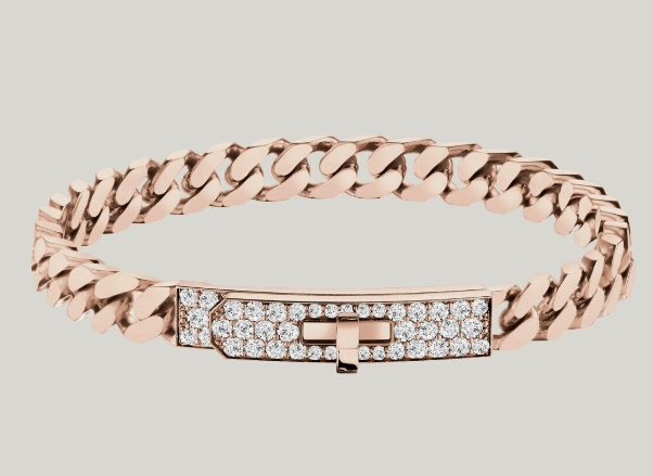 RG Cuban Chain Bracelet with Diamonds