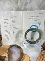 Load image into Gallery viewer, Grade A Natural Jade Bangle with certificate #36374
