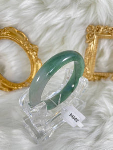 Grade A Natural Jade Bangle with certificate #36602