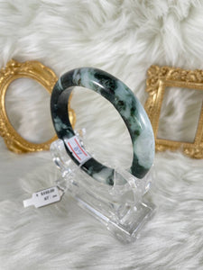 Grade A Natural Jade Bangle with certificate #36562