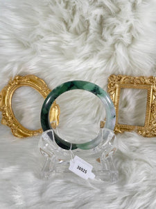 Grade A Natural Jade Bangle with certificate #36925