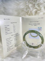 Load image into Gallery viewer, Grade A Natural Jade Bangle with certificate #36569
