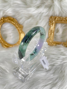 Grade A Natural Jade Bangle with certificate #36927