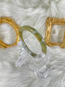 Grade A Natural Jade Bangle with certificate #36763