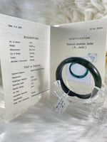 Load image into Gallery viewer, Grade A Natural Jade Bangle with certificate #36343

