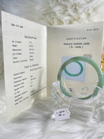 Load image into Gallery viewer, Grade A Natural Jade Bangle with certificate #36770
