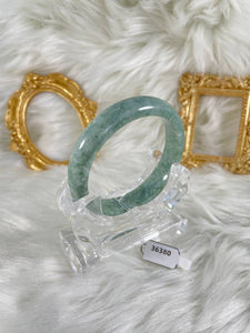 Grade A Natural Jade Bangle with certificate #36380
