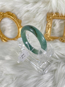 Grade A Natural Jade Bangle with certificate #36957