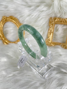 Grade A Natural Jade Bangle with certificate #36370