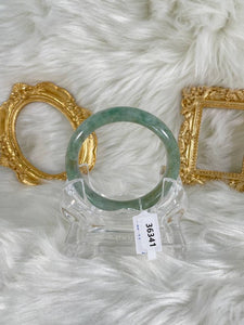 Grade A Natural Jade Bangle with certificate #36341