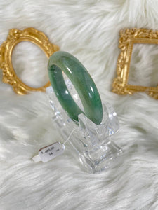 Grade A Natural Jade Bangle with certificate #36378