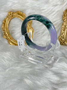 Grade A Natural Jade Bangle with certificate #36903