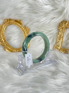 Grade A Natural Jade Bangle with certificate #37037