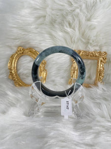 Grade A Natural Jade Bangle with certificate #37147