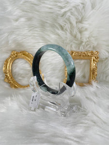 Grade A Natural Jade Bangle with certificate #37141