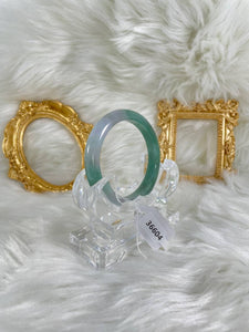 Grade A Natural Jade Bangle with certificate #36604