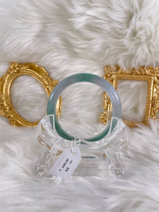 Grade A Natural Jade Bangle with certificate #36604