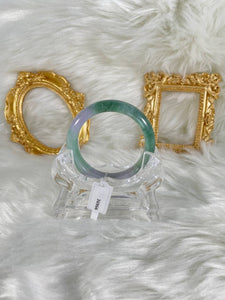 Grade A Natural Jade Bangle with certificate #36966