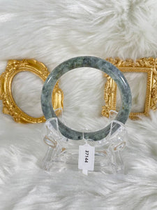 Grade A Natural Jade Bangle with certificate #37144