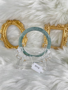 Grade A Natural Jade Bangle with certificate #37112