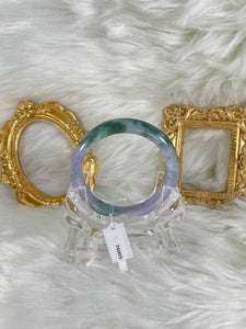 Grade A Natural Jade Bangle with certificate #36905