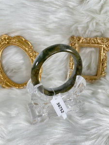 Grade A Natural Jade Bangle with certificate #36752