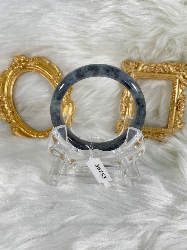 Grade A Natural Jade Bangle with certificate #36753