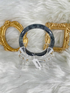 Grade A Natural Jade Bangle with certificate #36753