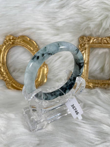 Grade A Natural Jade Bangle with certificate #36746