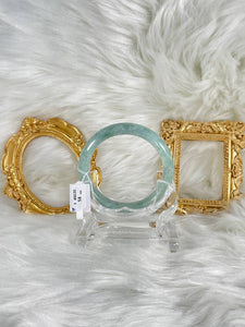 Grade A Natural Jade Bangle with certificate #36943