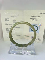 Load image into Gallery viewer, Grade A Natural Jade Bangle with certificate #37066
