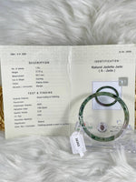 Load image into Gallery viewer, Grade A Natural Jade Bangle with certificate #36363
