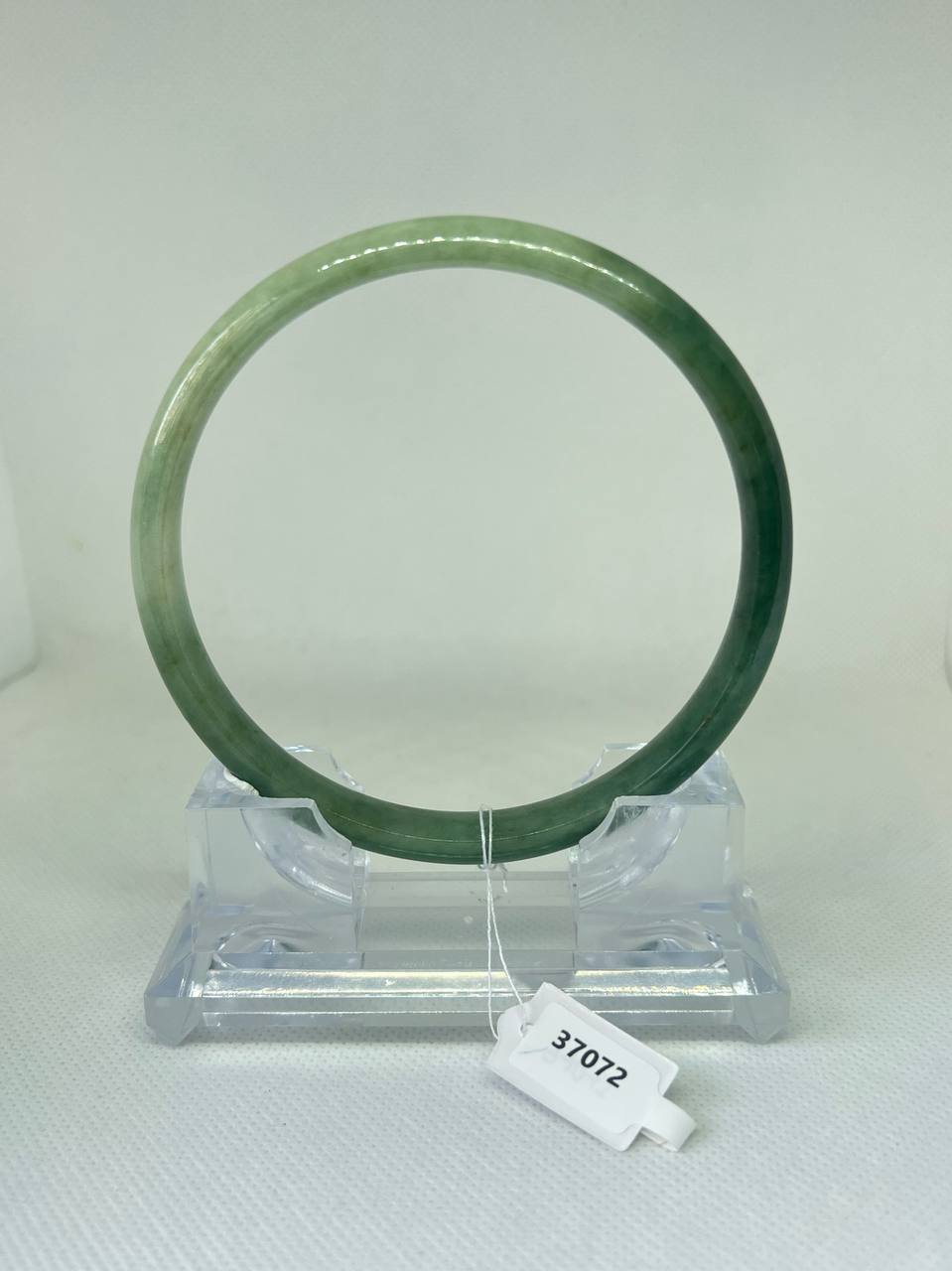 Grade A Natural Jade Bangle with certificate #37072