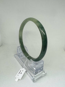Grade A Natural Jade Bangle with certificate #37072
