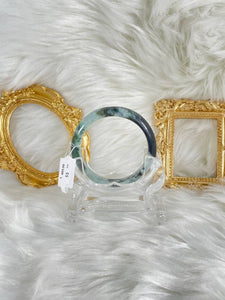 Grade A Natural Jade Bangle with certificate #36748