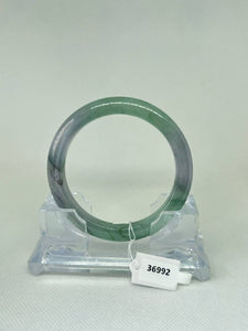 Grade A Natural Jade Bangle with certificate #36992