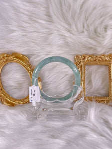 Grade A Natural Jade Bangle with certificate #36945