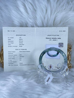 Load image into Gallery viewer, Grade A Natural Jade Bangle with certificate #36485
