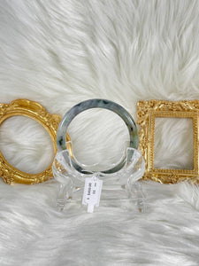 Grade A Natural Jade Bangle with certificate #36588