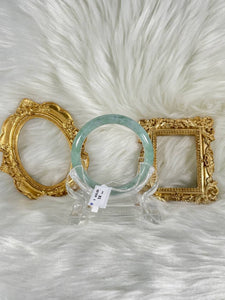 Grade A Natural Jade Bangle with certificate #36946